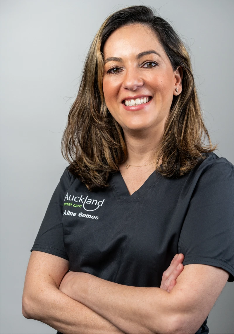 Dr Aline Gomes, dentist at Auckland Dental Care in Takapuna